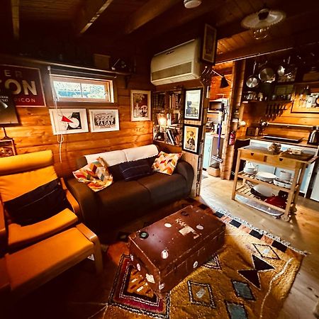 Retro Private Lodge With Hot Tub Nr Dartmoor Newton Abbot Bagian luar foto