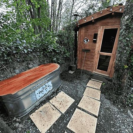 Retro Private Lodge With Hot Tub Nr Dartmoor Newton Abbot Bagian luar foto