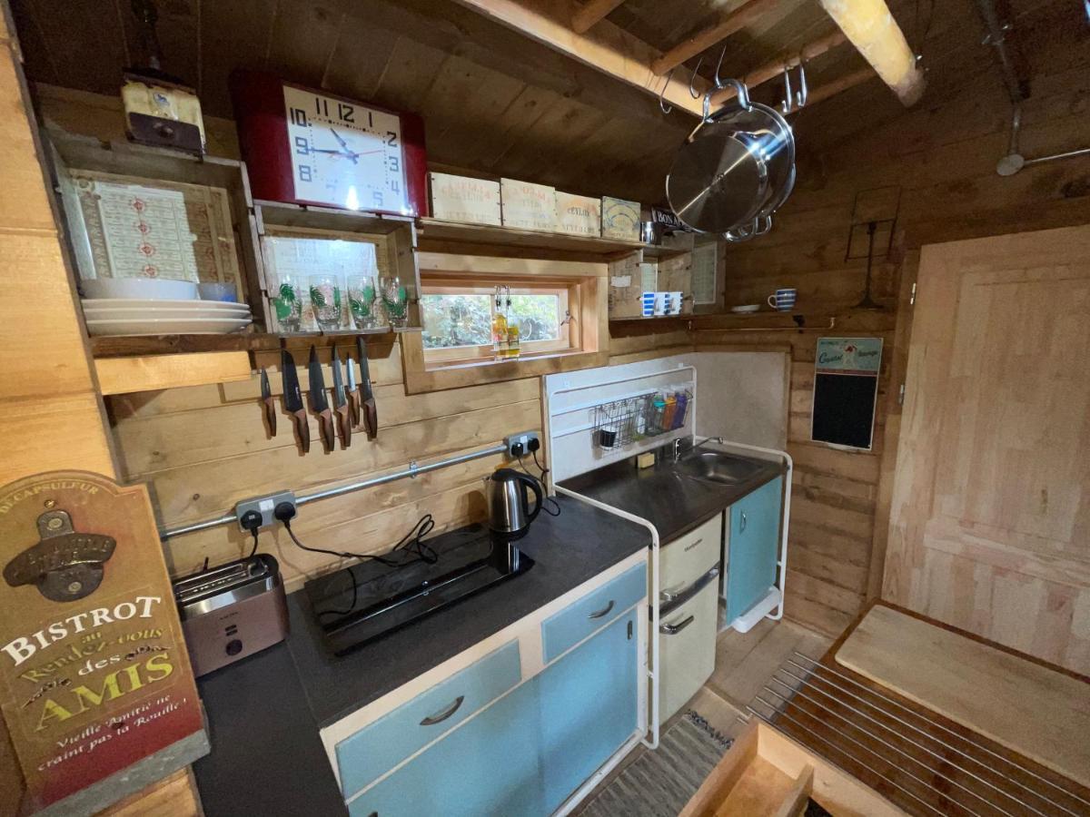Retro Private Lodge With Hot Tub Nr Dartmoor Newton Abbot Bagian luar foto